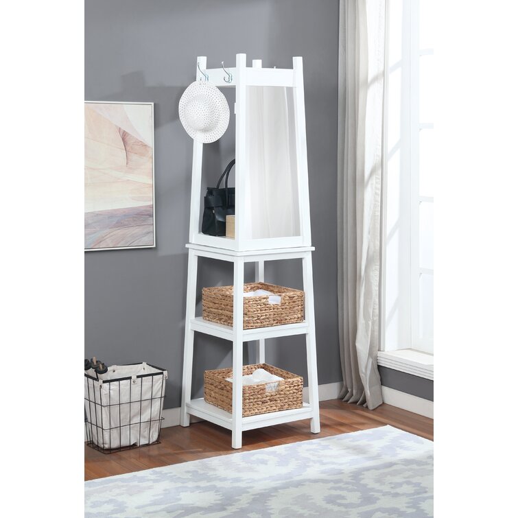 Wayfair coat rack online with shelf